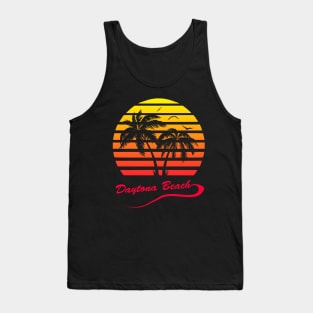 Daytona Beach 80s Sunset Tank Top